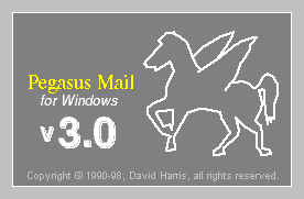Pegasus Mail Splash Screen Bitmap