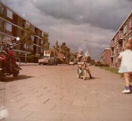 Wubbo en Nienke in de Hollandsestraat