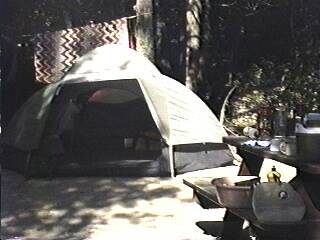 Tent at the site